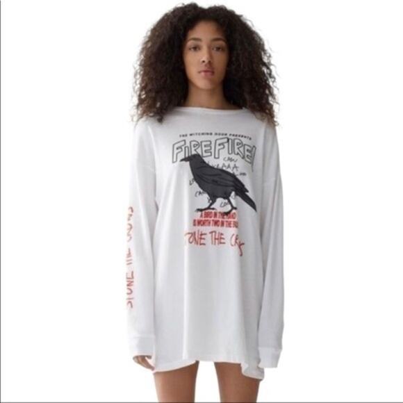 Agolde Dresses & Skirts - AGOLDE Stone The Crows White T-shirt Dress Small NWT